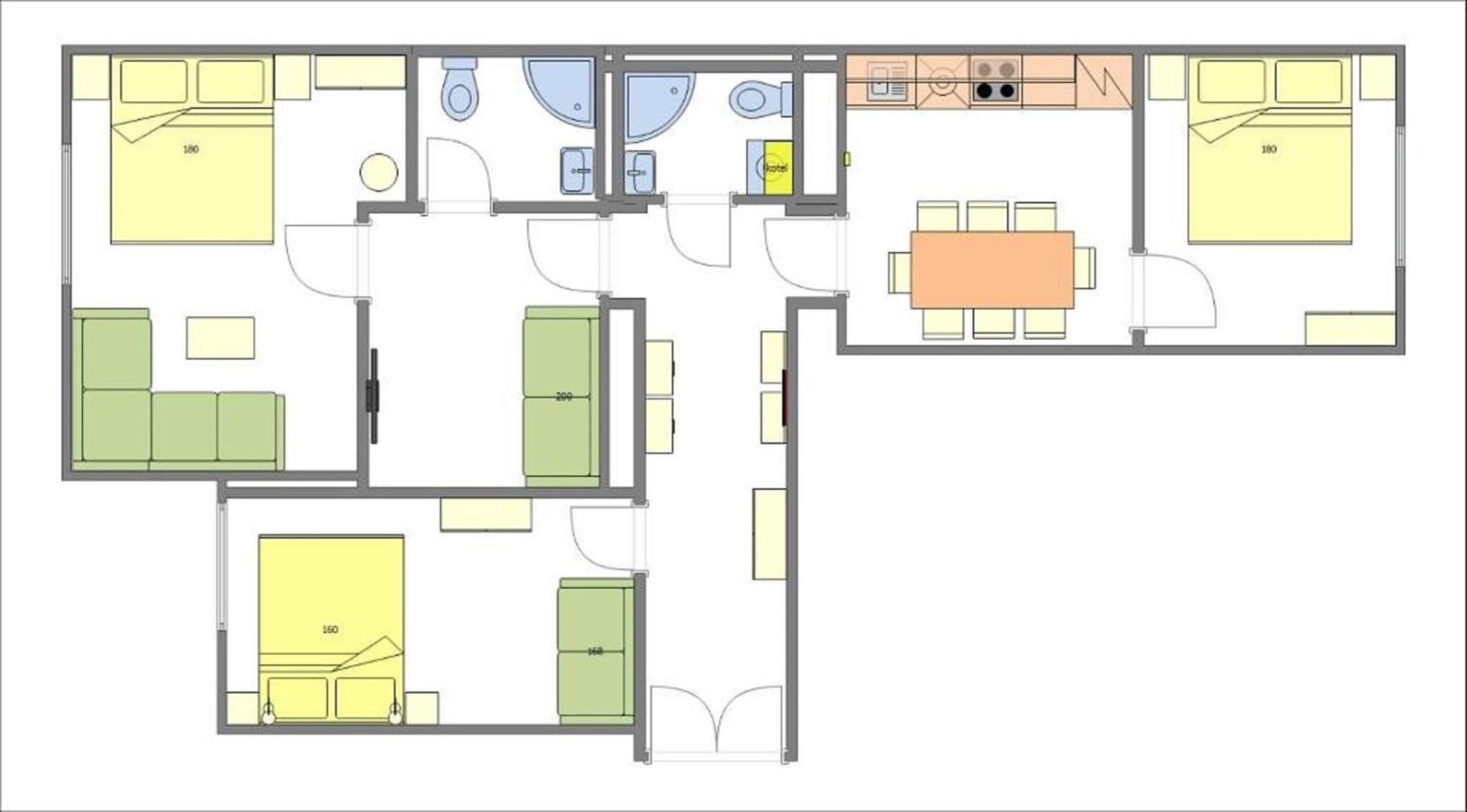 3Bdr City Center Ruterra Apartment Prag Dış mekan fotoğraf